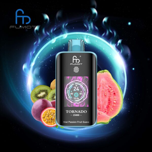 Randm Tornado Vape 25000 - Kiwi Passion Fruit Guava