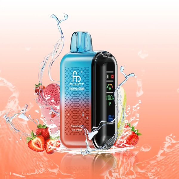 Fumot Tornado Vape 20000 - Strawberry Ice Cream