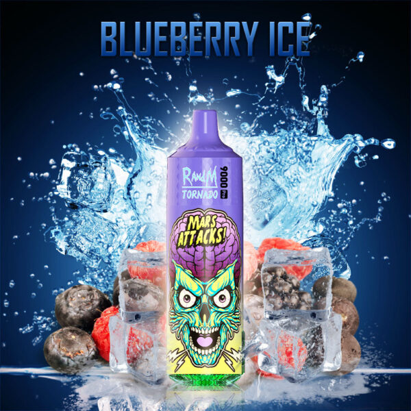 RandM Tornado Vape 9000 - Blueberry Ice