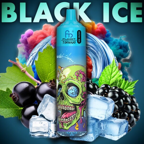 RandM Tornado Vape 30000-Black Ice