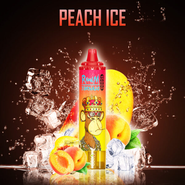 RandM Tornado Vape 15000 - Peach Ice