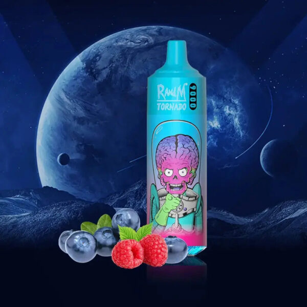 RandM Tornado Vape 9000 - Blueberry Raspberry