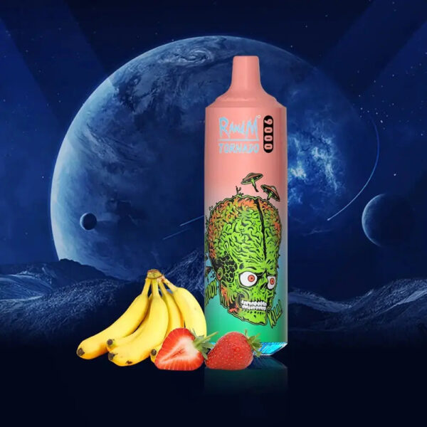 RandM Tornado Vape 9000 - Strawberry Banana