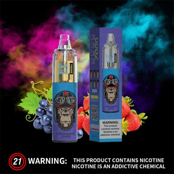RandM Tornado 7000 - Strawbery grape
